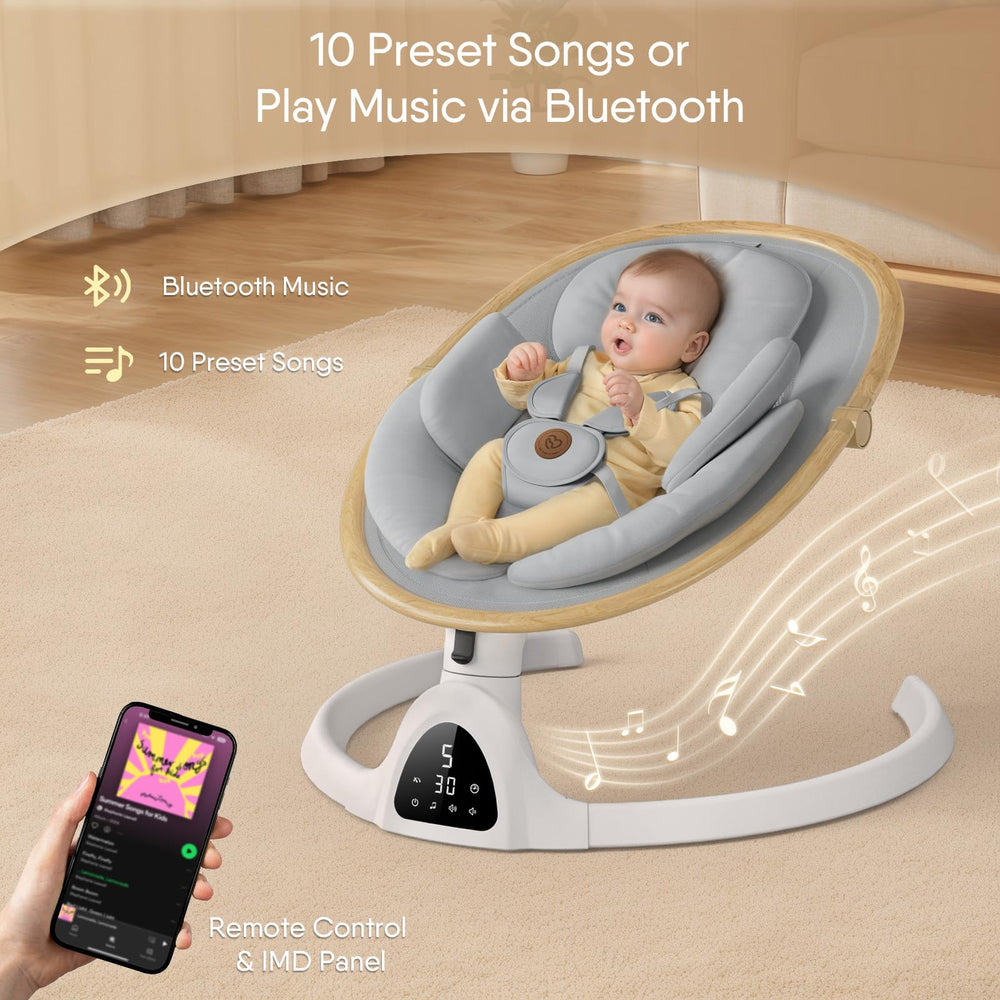 FasonBaby soft fabric seat with breathable mesh keeps baby comfortable