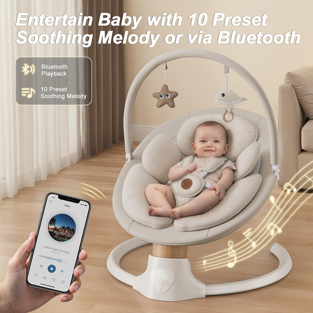 FasonBaby swing seat cushion dual layer delivers year-round comfort.