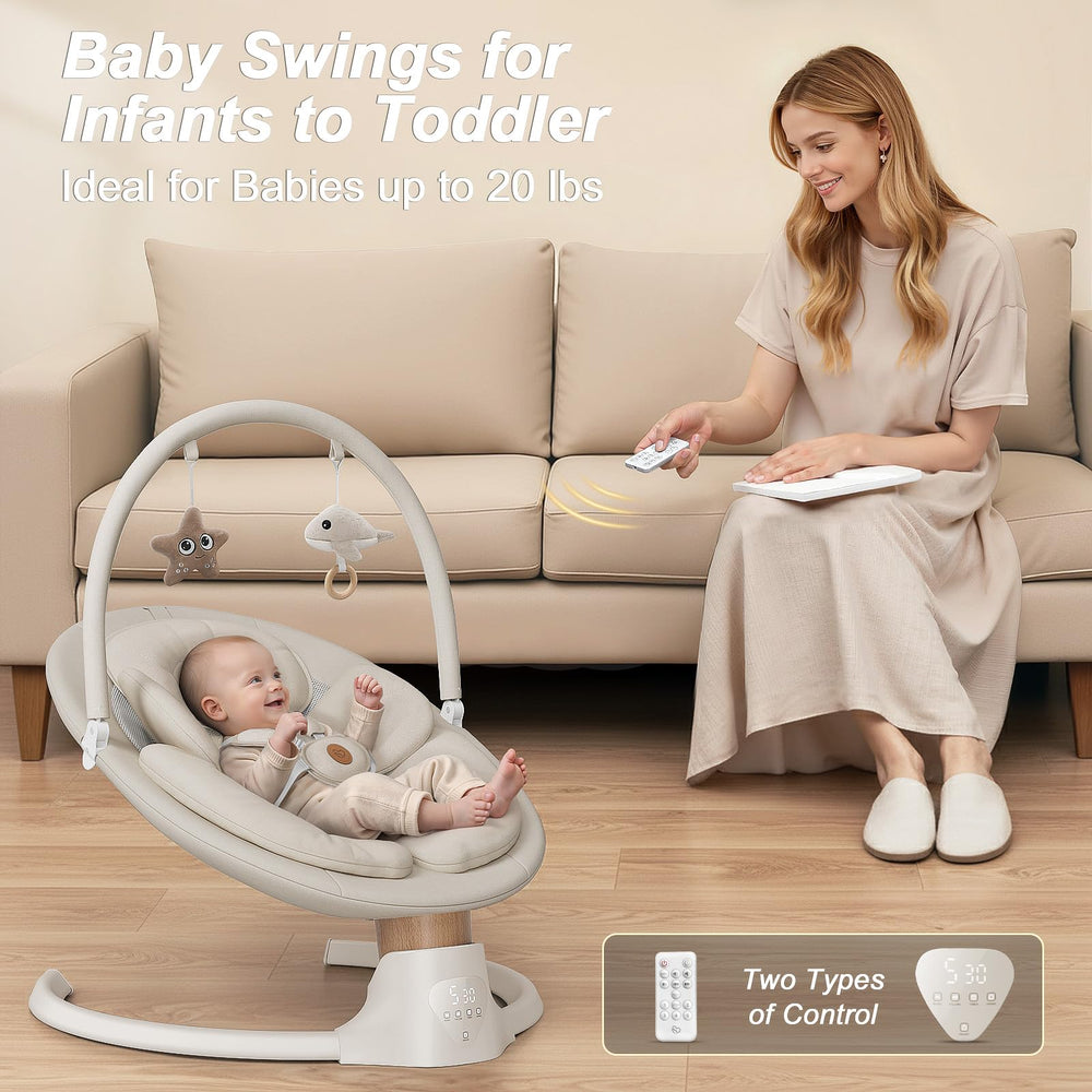 FasonBaby touch panel and remote allow easy operation.