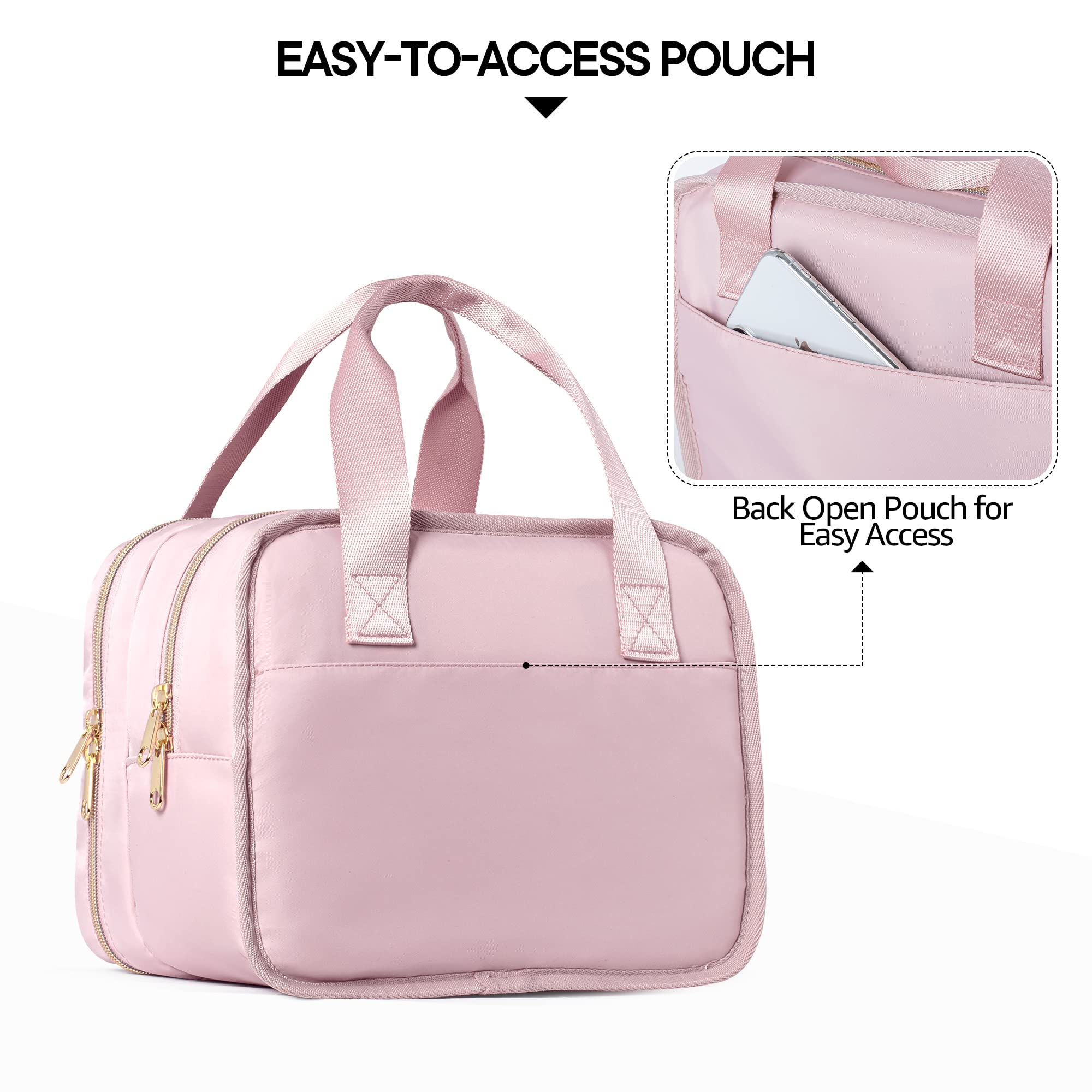 Fasrom bag interior mesh pocket keeps cords and seals organized.