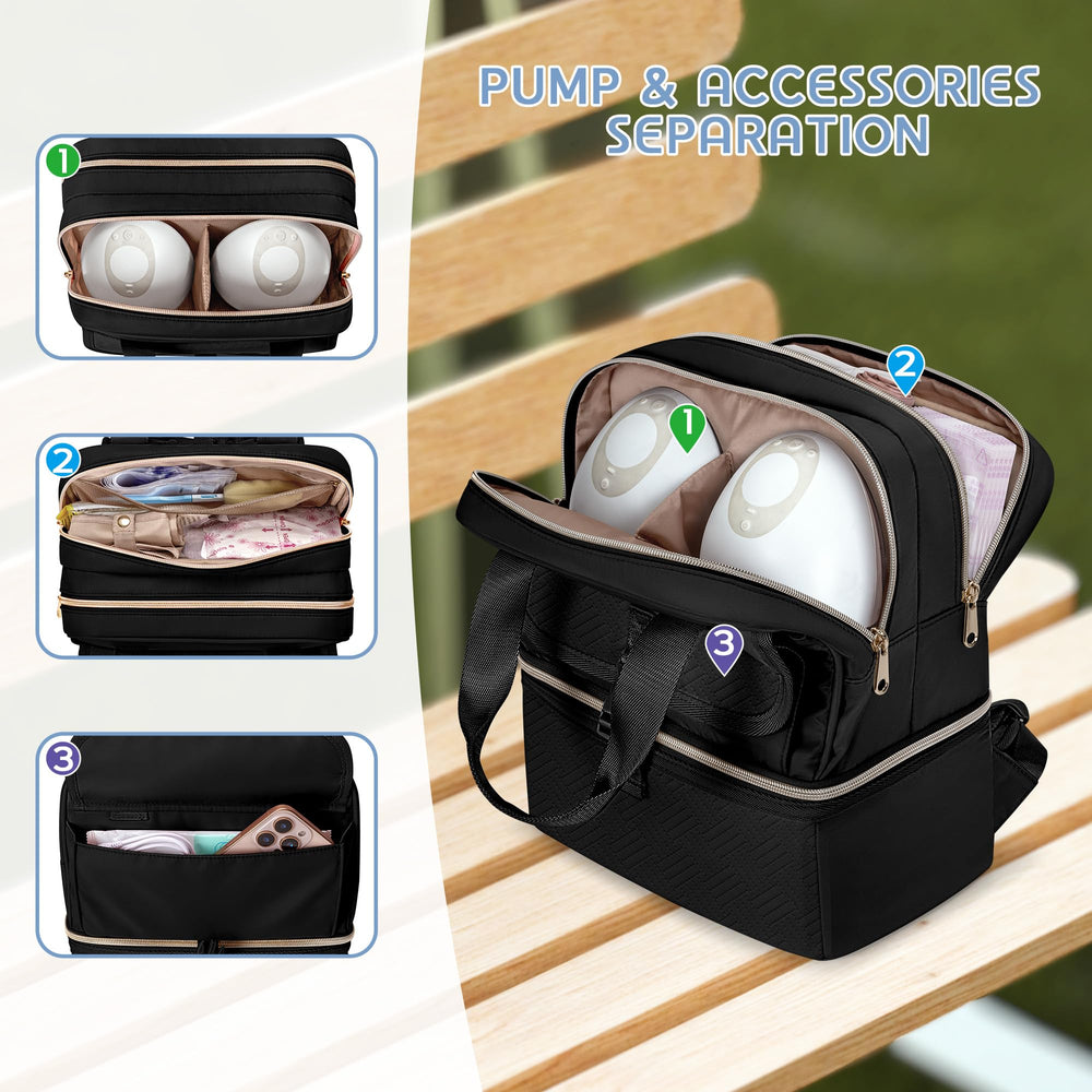 Fasrom front pocket offers quick access for wipes and essentials during outings