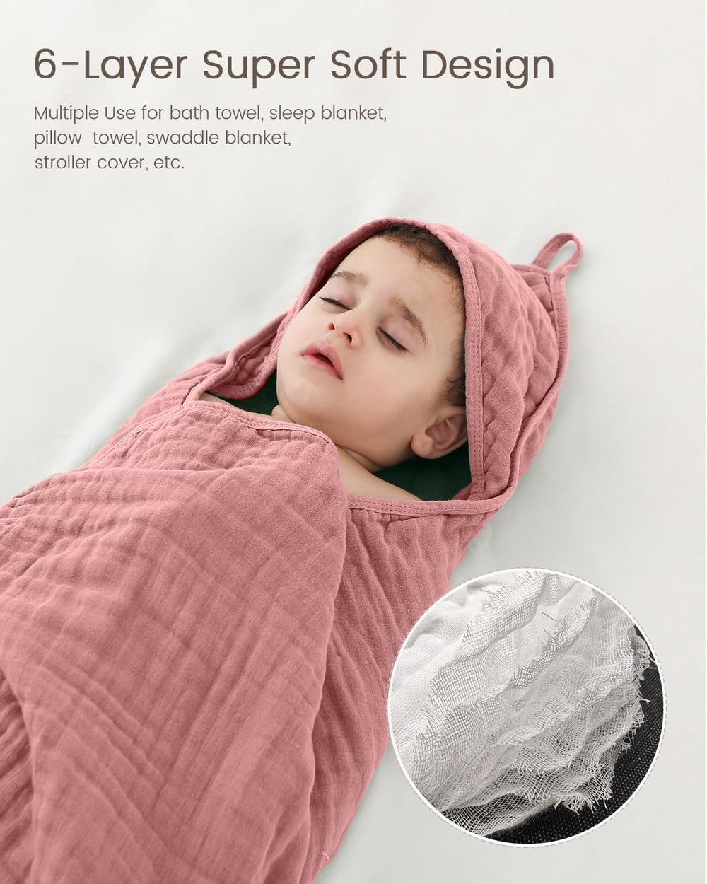 FAVERDIIY towel features fast-drying design after bath time
