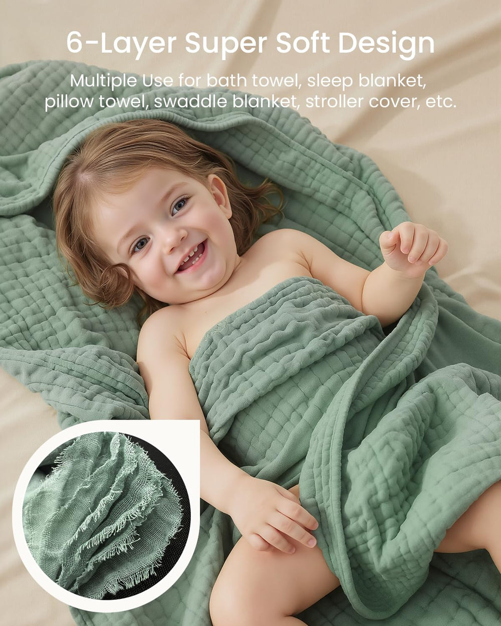 Faverdiiiy baby-drying with towel demonstrates cozy post-bath wrap.