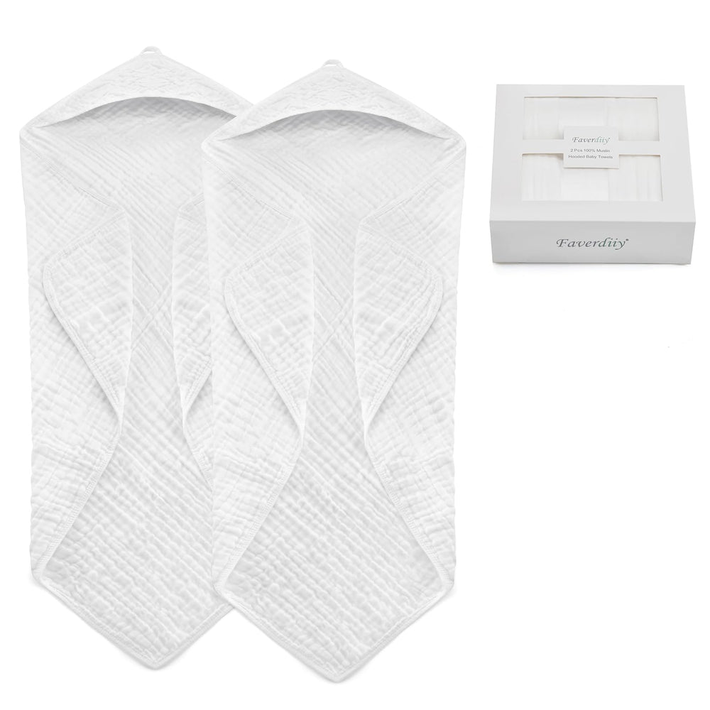 FAVERDIIY gift-ready newborn towel set ideal for baby showers