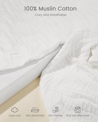 FAVERDIIY six-layer muslin honeycomb towel for fast absorption
