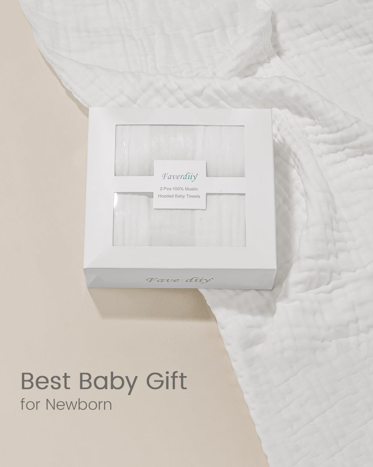 FAVERDIIY soft care towel ideal for daily bath routines