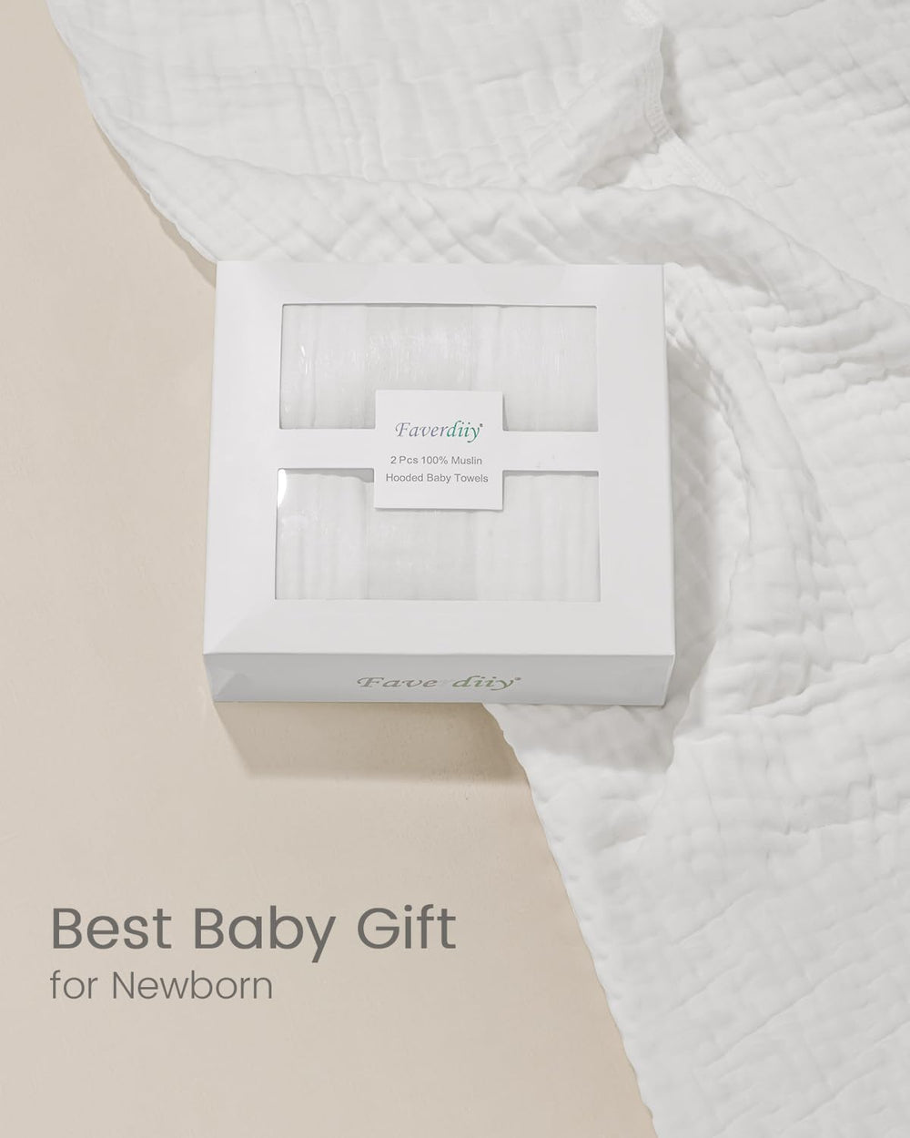 FAVERDIIY soft care towel ideal for daily bath routines