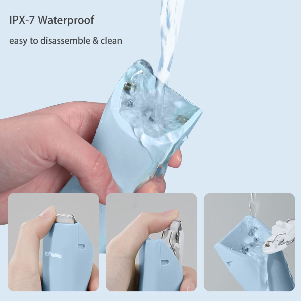 Favrison clippers with guard options including 1 mm baby-safe guard for gentle trim.