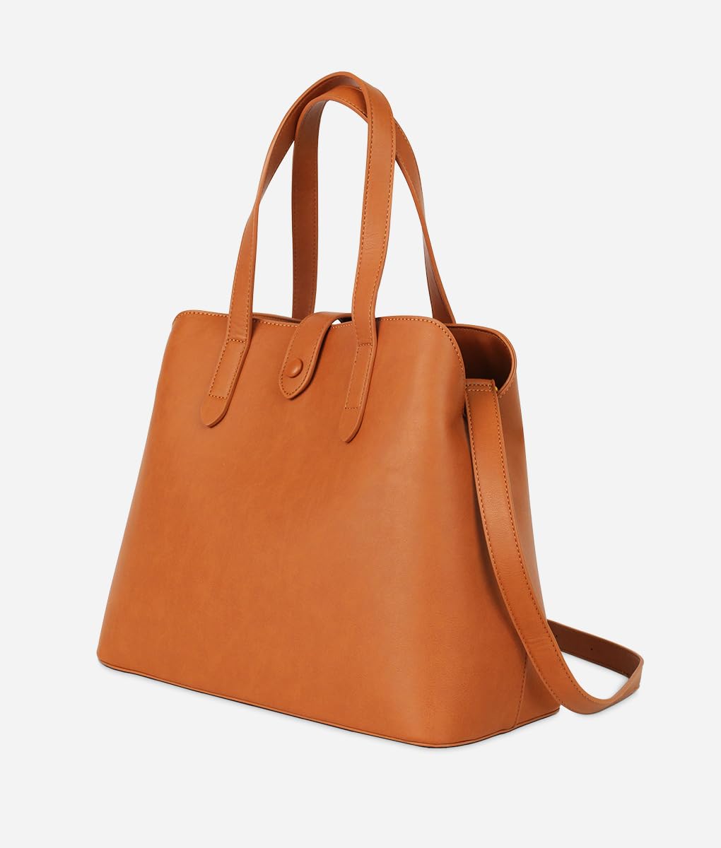 FAWN DESIGN Satchel Diaper Bag detachable messenger strap offers hands-free versatility