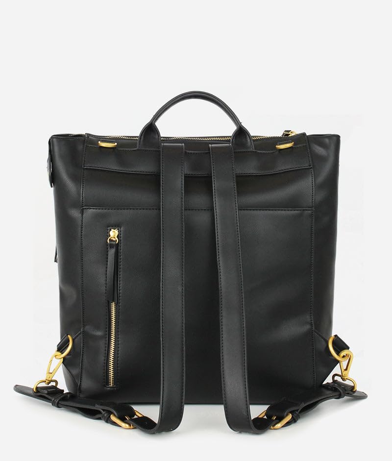 FAWN DESIGN Square Diaper Bag laptop sleeve keeps your tech secure on the move.