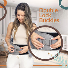 FAWNEST extra-wide Velcro strap adds extra security during movement.
