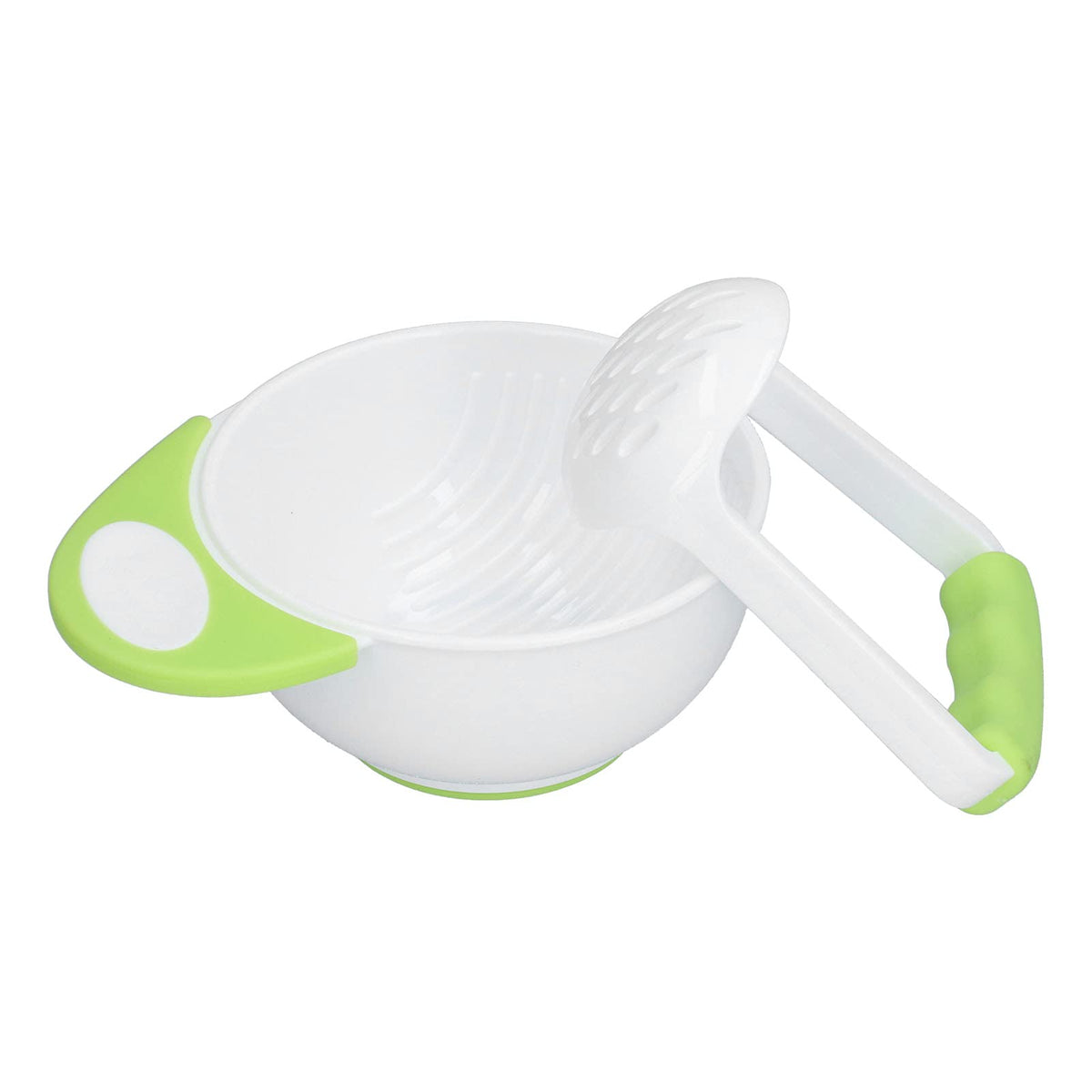 Fayelume newborn food masher bowl for smooth mashing and safe handling.