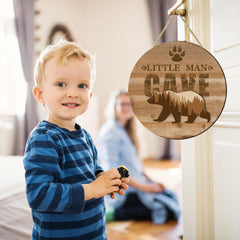 Fcimu MDF sign with UV print resists fading in nursery use.