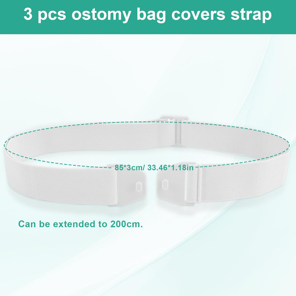 FDFuZhao ostomy belt back view with adjustable strap for a personalized fit.