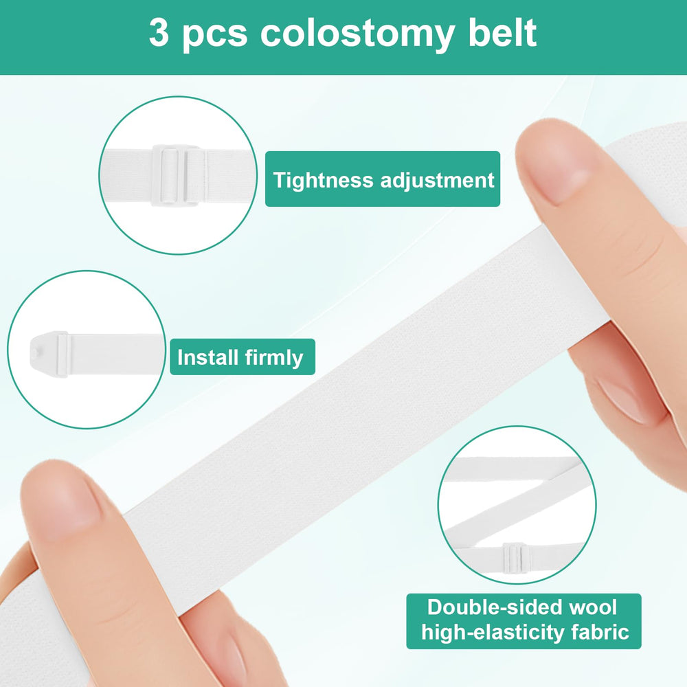 FDFuZhao ostomy belt detail fleece lining reveals soft touch and skin comfort.