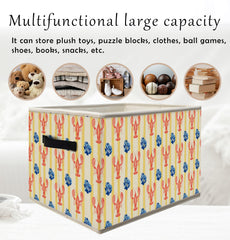 FDHSPAAM Cotton-Linen storage bin blends with home décor.