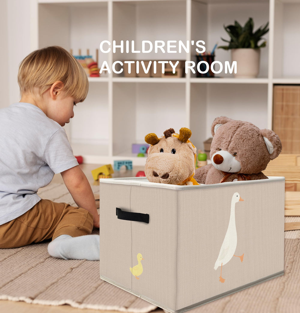 FDHSPAAM Nursery organizer bin used for toys and books.