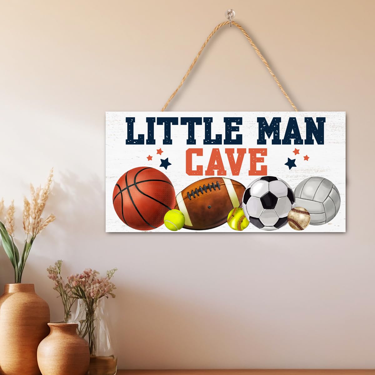 FDLLUS Little Man Cave Sign UV printing resists fading.