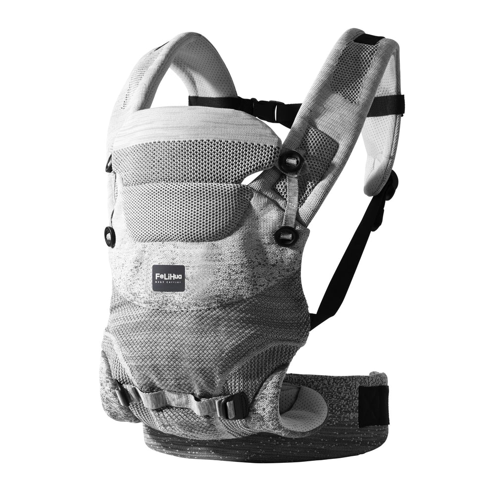 Fe Li Hua 4-in-1 carrier front-facing view for growing babies