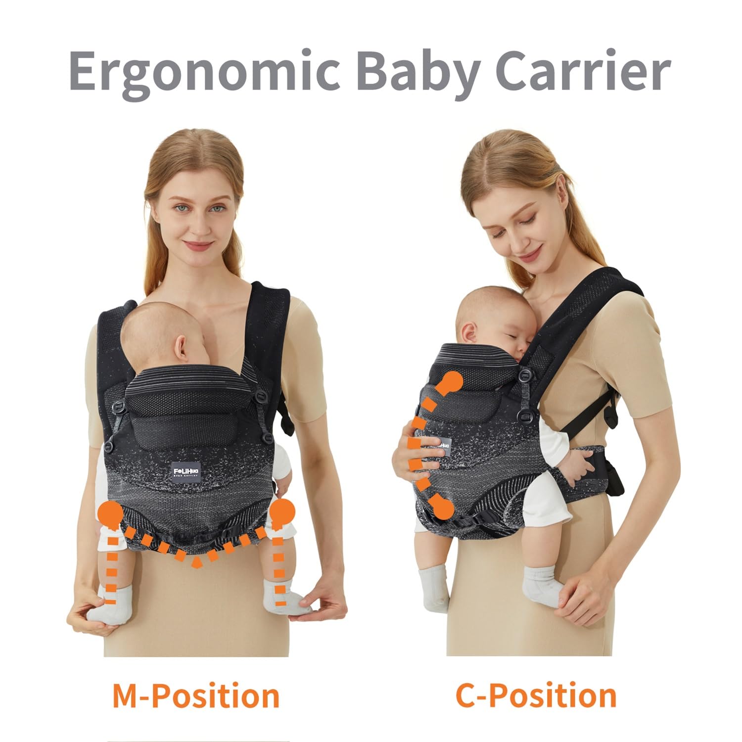 Fe Li Hua lumbar support belt and wide straps reduce shoulder and back strain