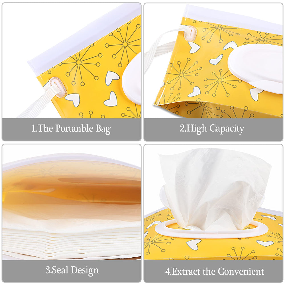 FEBSNOW compact baby wipe container fits bulk packs neatly