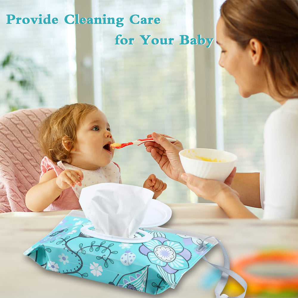 FEBSNOW compact wipe holder shown with travel-friendly design