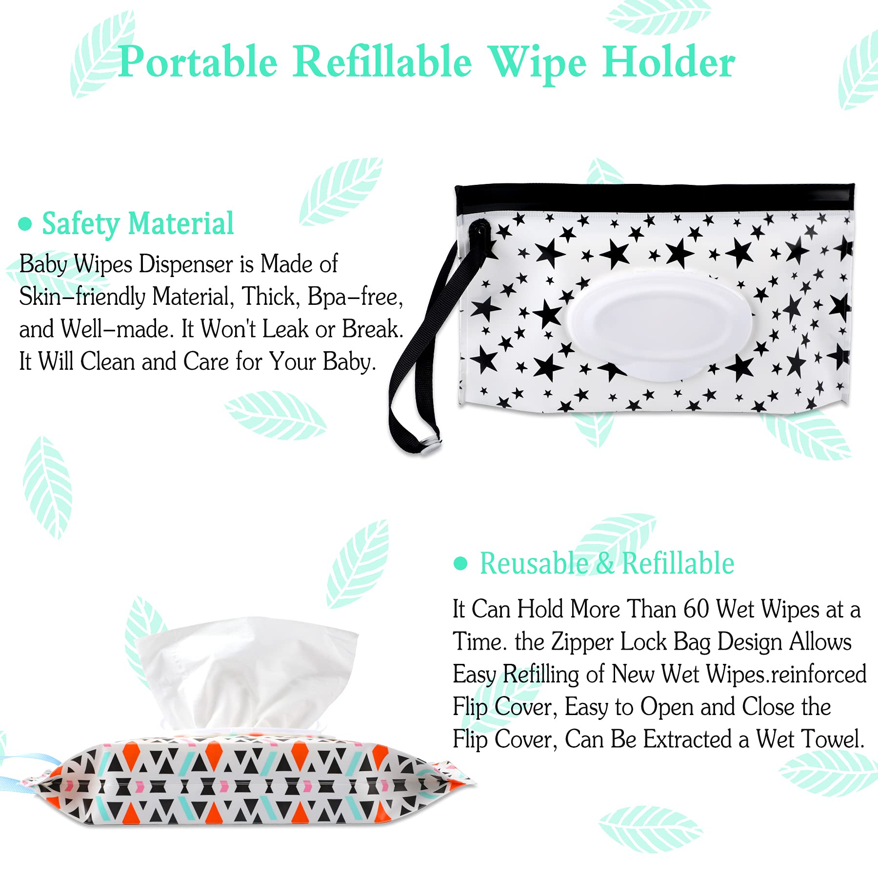 FEBSNOW wrist-strap pouch keeps wipes within reach outdoors