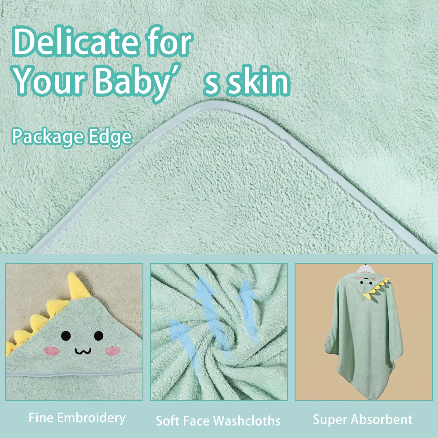 Febvao animal-design hooded towel adds playful charm for photos