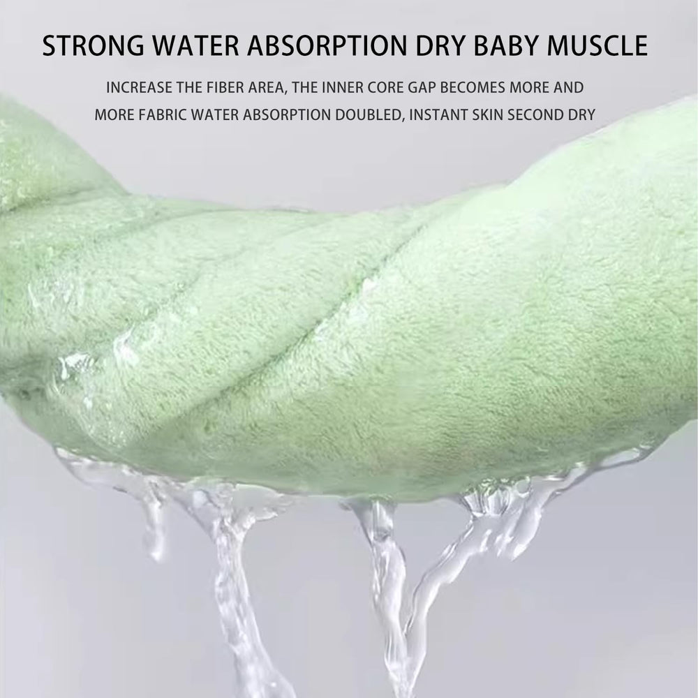 Febvao 31x31 hooded towel demonstrates roomy coverage for growing babies