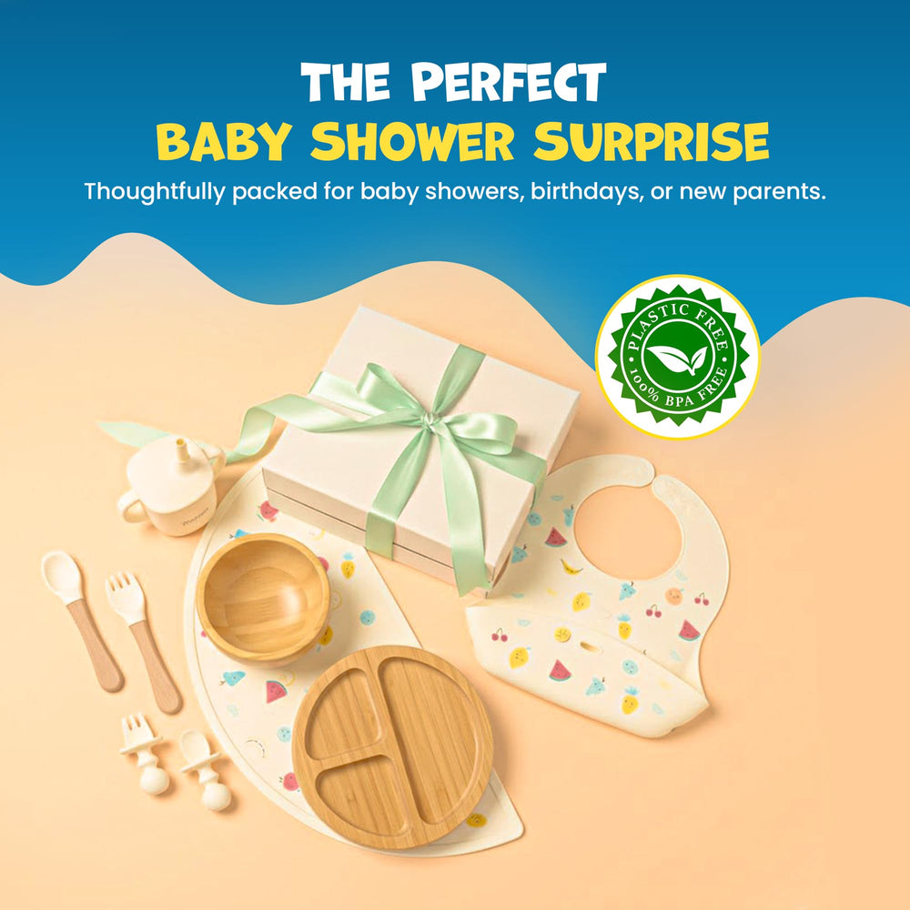 Feed Me Fun infant utensils with soft-tipped spoons support safe self-feeding.