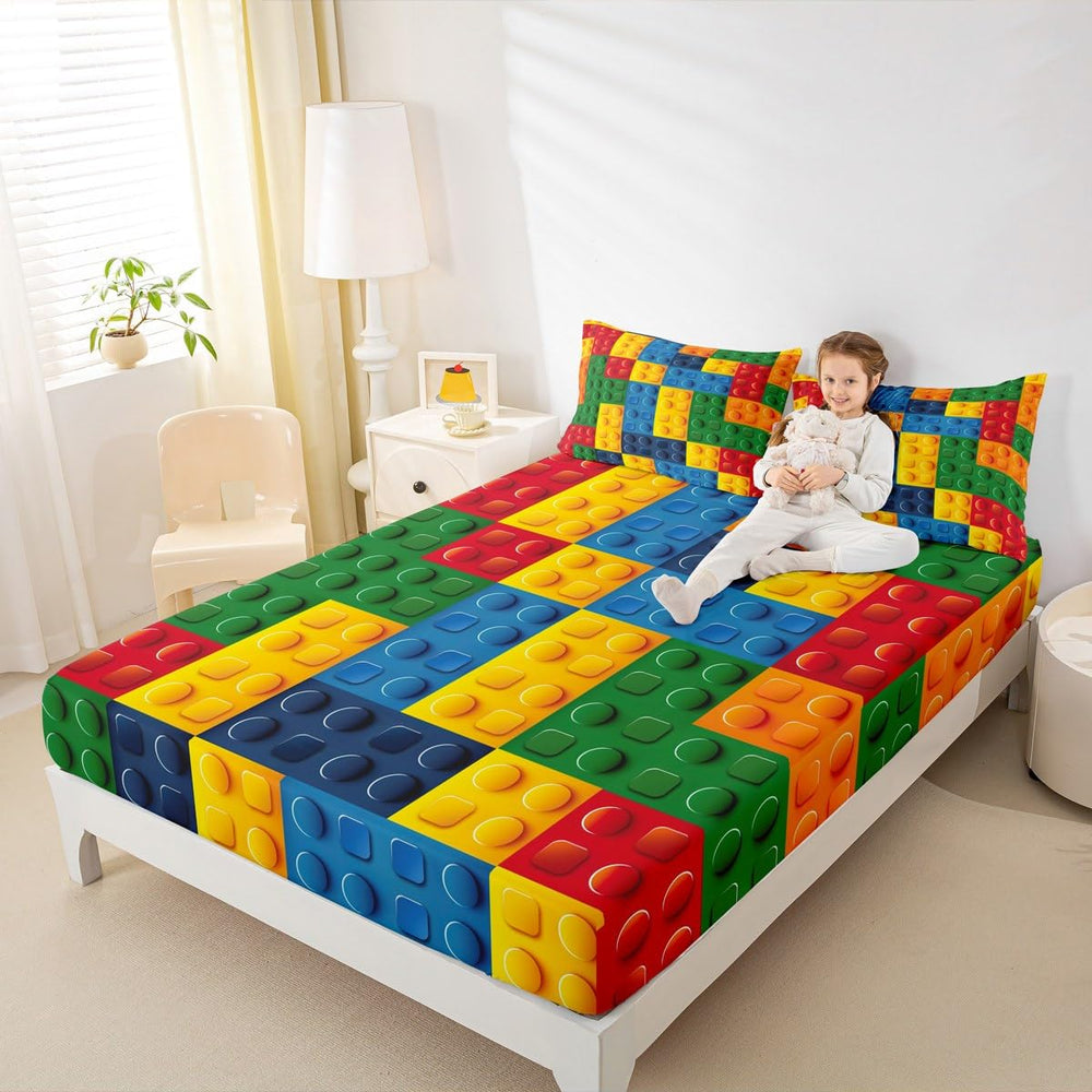 Feelyou twin fitted sheet fits snugly with elastic edges.
