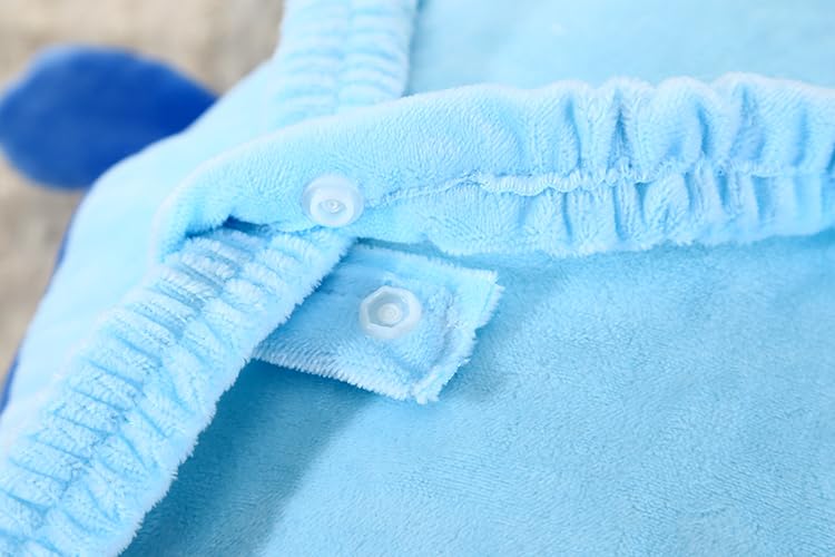 Feidoog adjustable plush straps ensure snug fit as babies grow