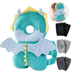Feidoog baby head protector dragon backpack shields tiny heads during playtime.