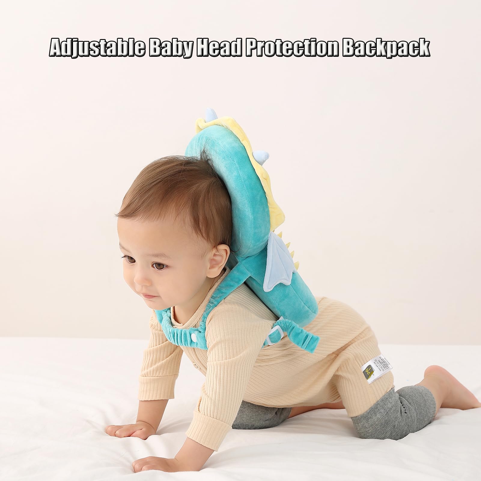 Feidoog protective set includes 1 head protector and 3 knee pads.