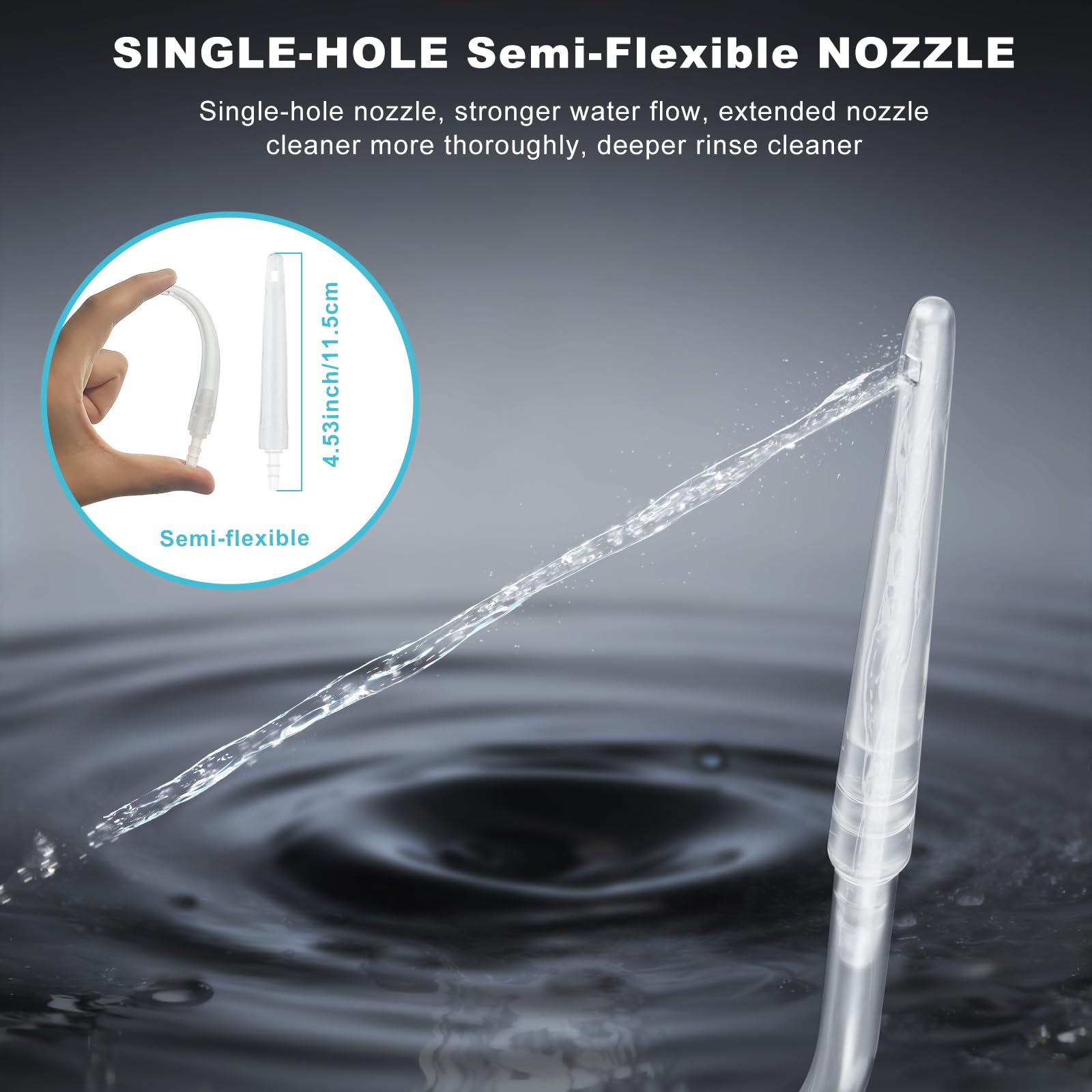 Feiorn Electric Enema Kit includes hard tips for firmer options.