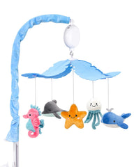 FEISIKE baby crib mobile with 35 lullabies to soothe your baby through sleep and play.