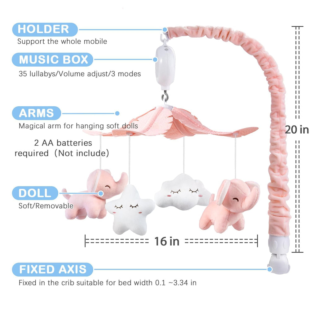 FEISIKE 3-mode design lets you turn, play music, or combine both.