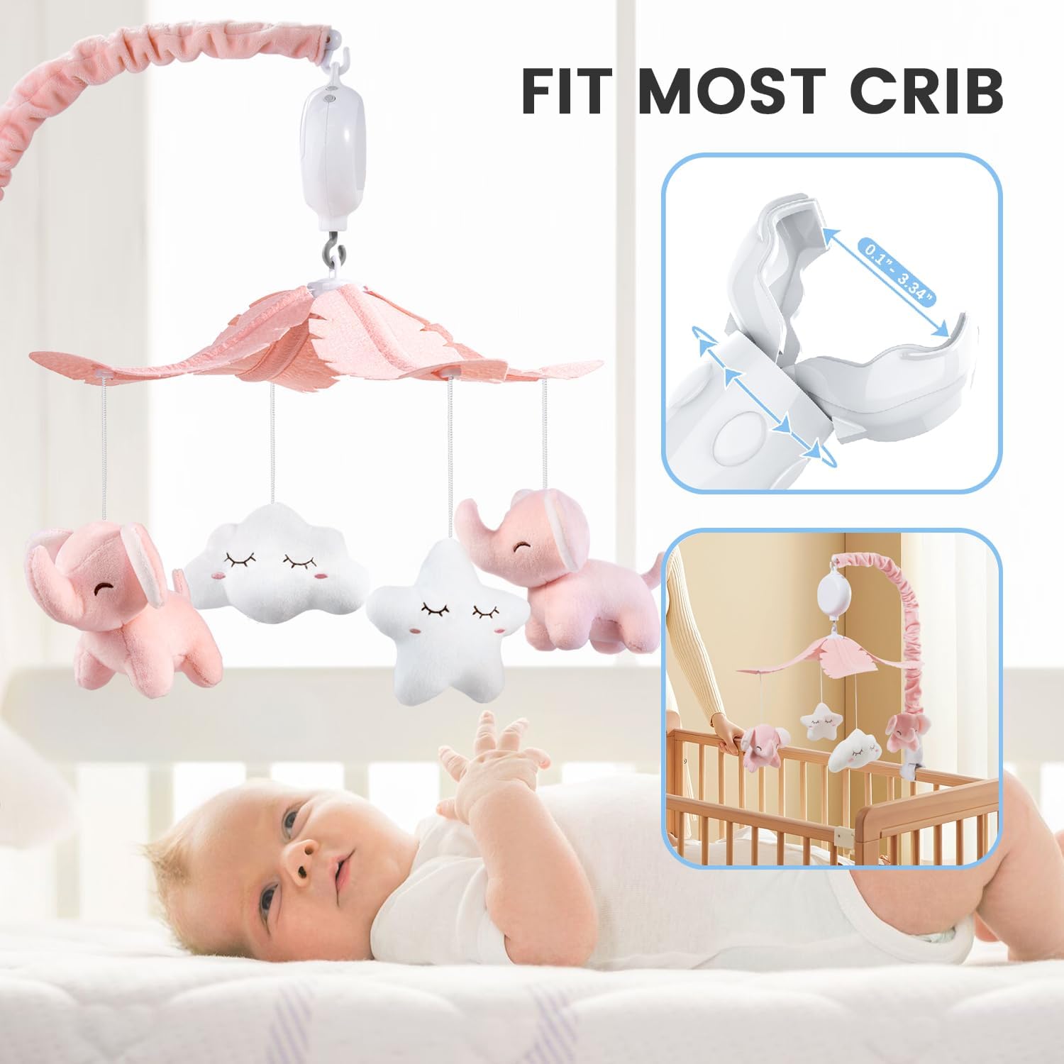 FEISIKE includes 35 lullabies for soothing baby sound exploration.