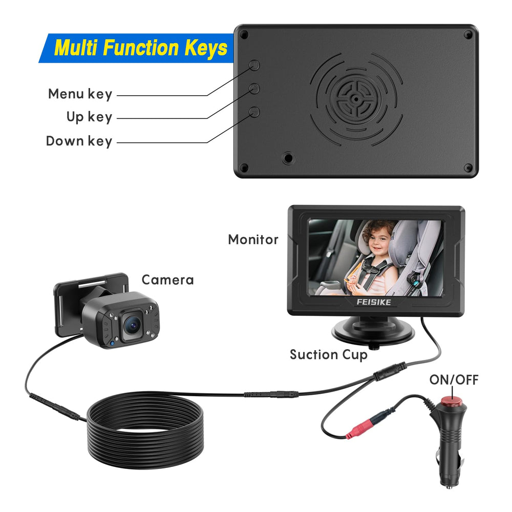 FEISIKE 940nm infrared night vision reveals surroundings in low light.