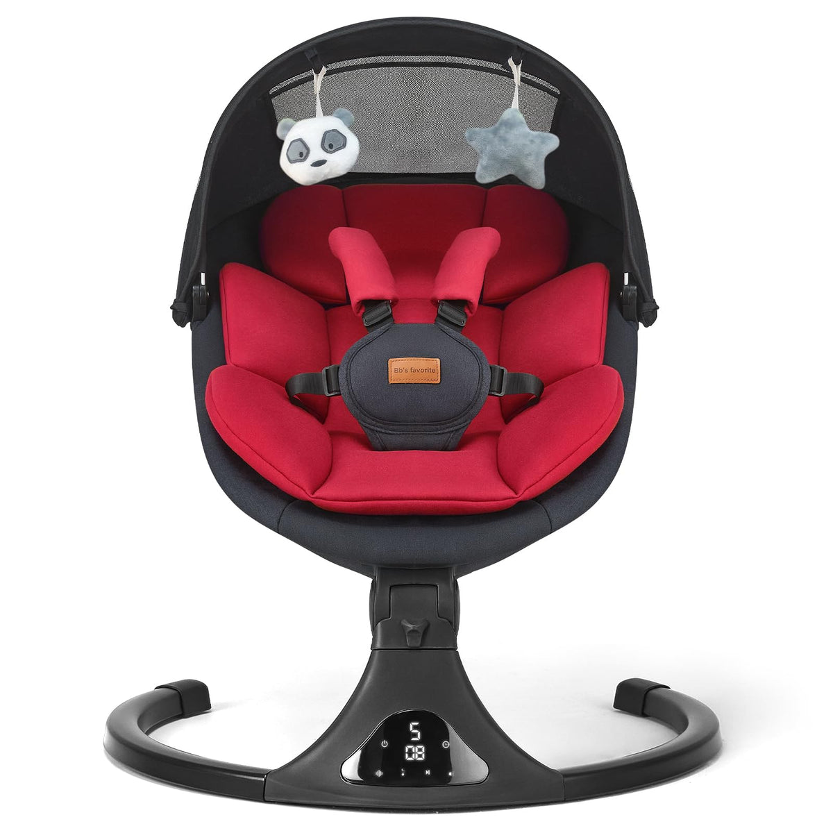 Feitiong baby swing with Bluetooth music soothing infants.