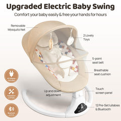 Feitiong baby swing remote control for easy on-the-go adjustment.