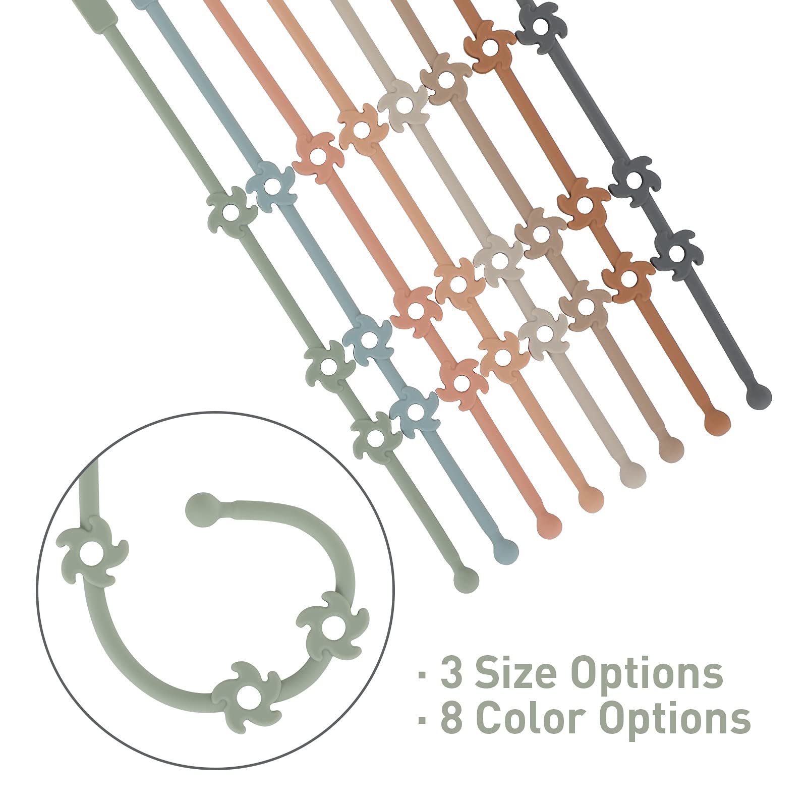 Felicificer strap used on stroller keeps toys within reach