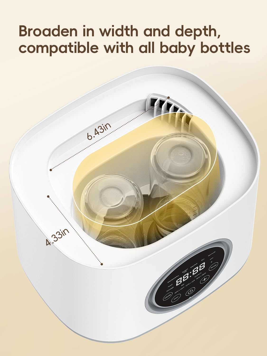 Felizbebe all-in-one system sterilizes, dries, warms for convenience
