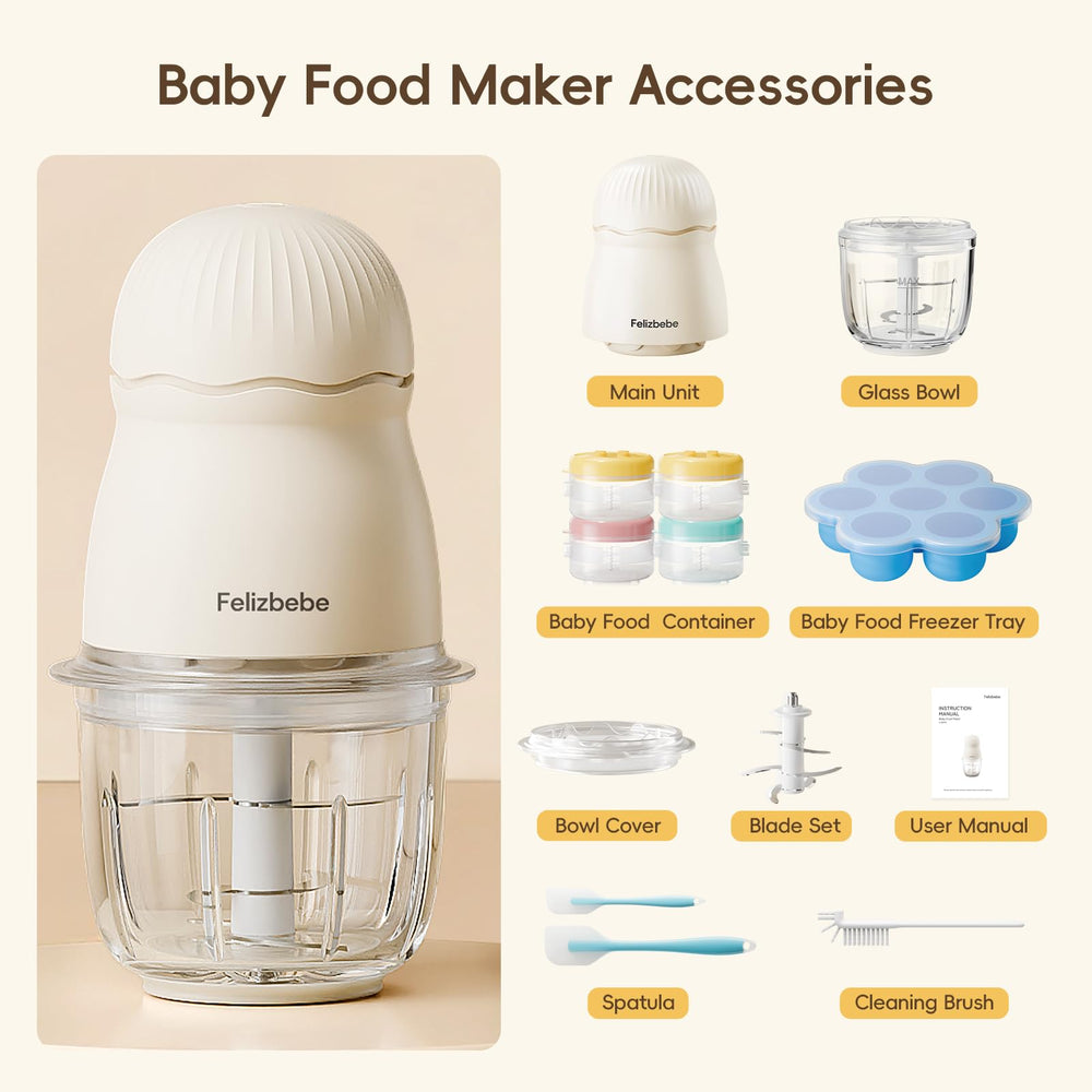 Felizbebe borosilicate blending cup for safe, durable blending