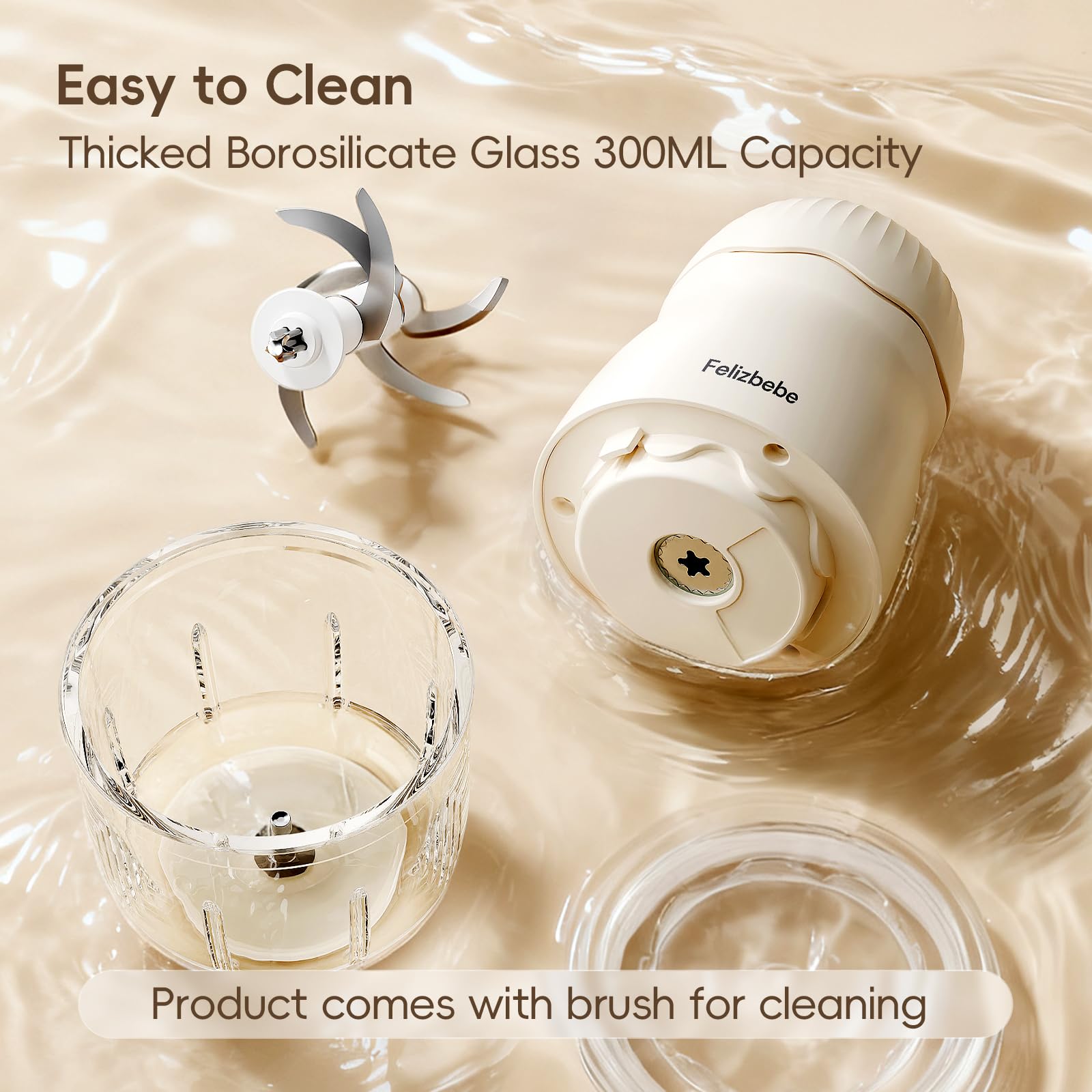 Felizbebe one touch operation enables effortless blending