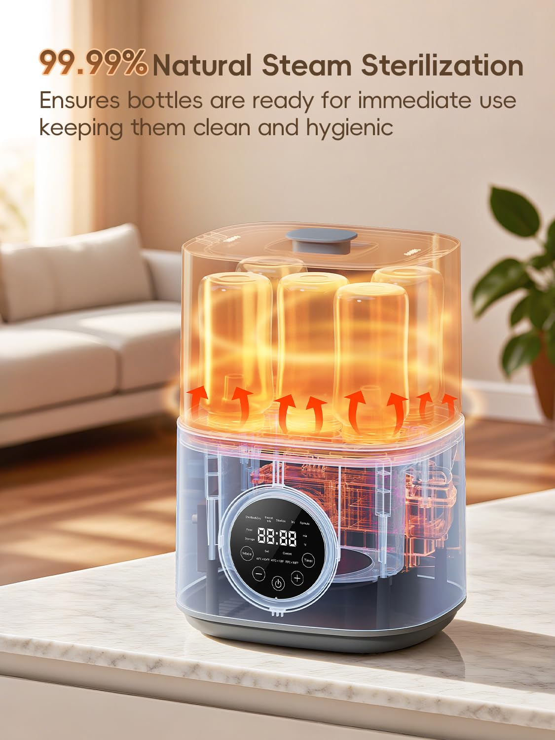 Felizbebe storage mode preserves sterility for on-demand feeding