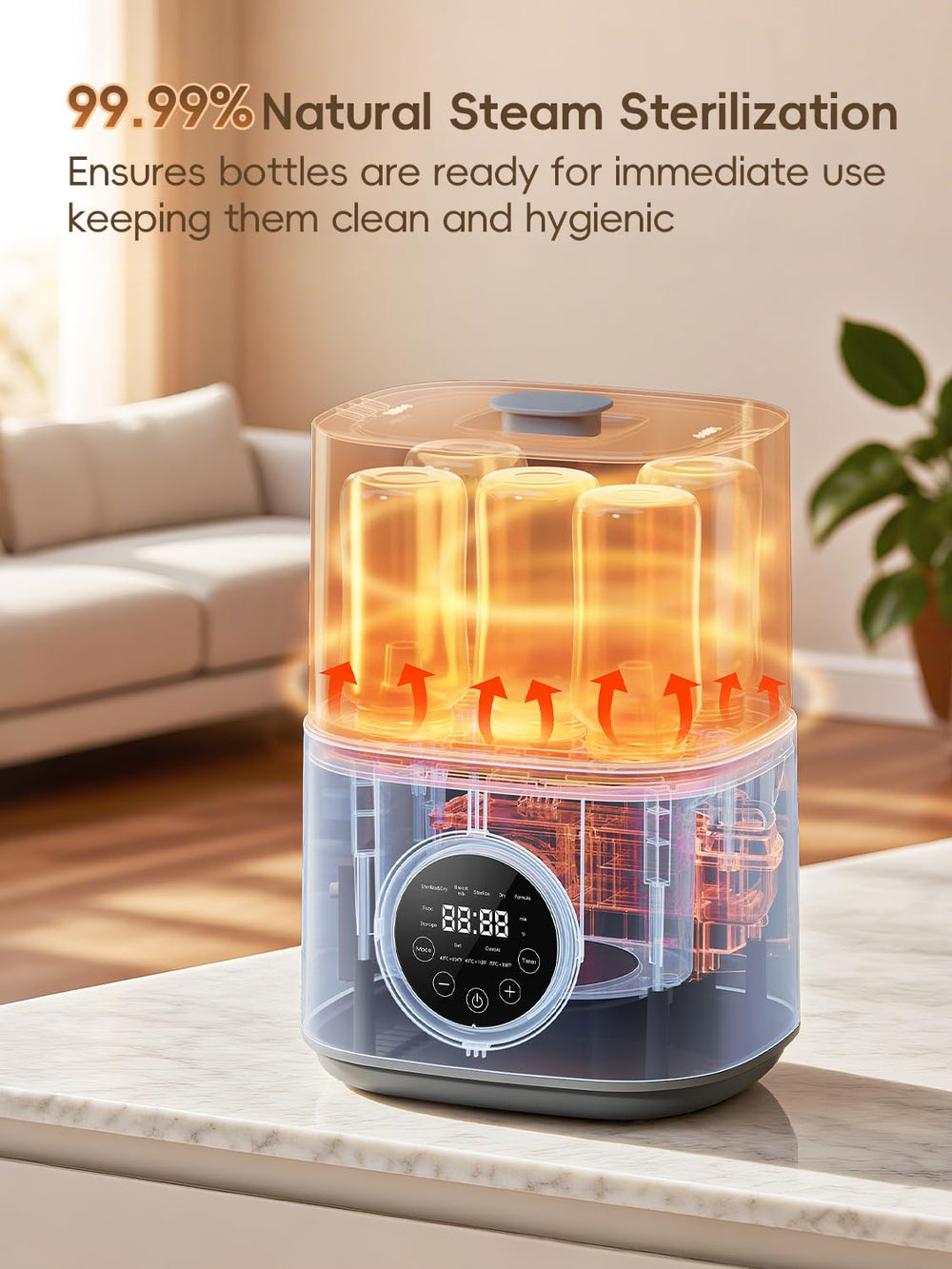 Felizbebe storage mode preserves sterility for on-demand feeding