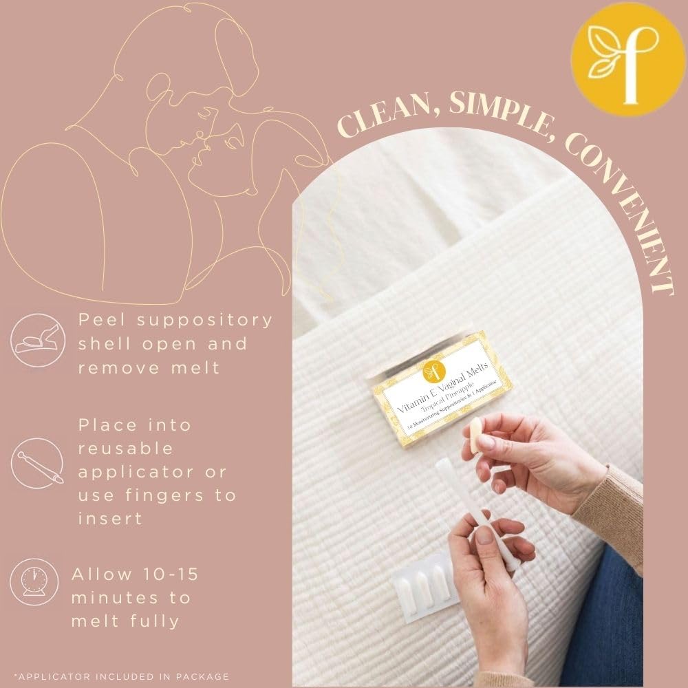 Femallay 14 individually sealed suppositories ensure discreet, convenient use.