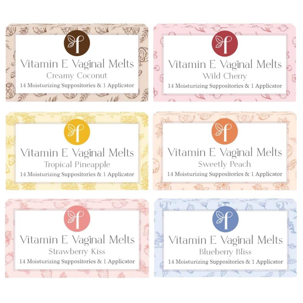 Femallay Organic Vaginal Melts variety six-pack box for easy daily use