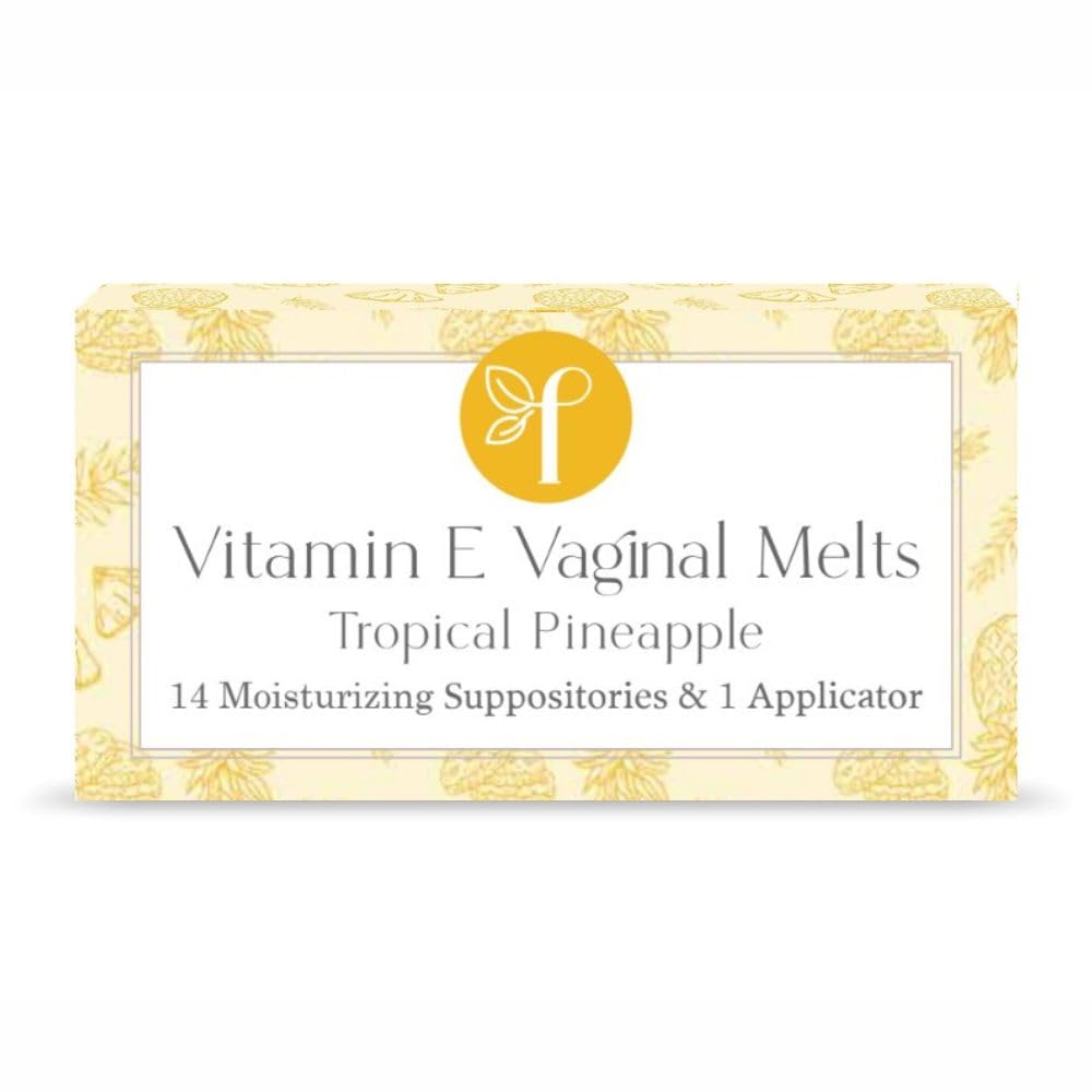 Femallay Pineapple Vaginal Melts packaging offers 14-count convenience and moisture support.